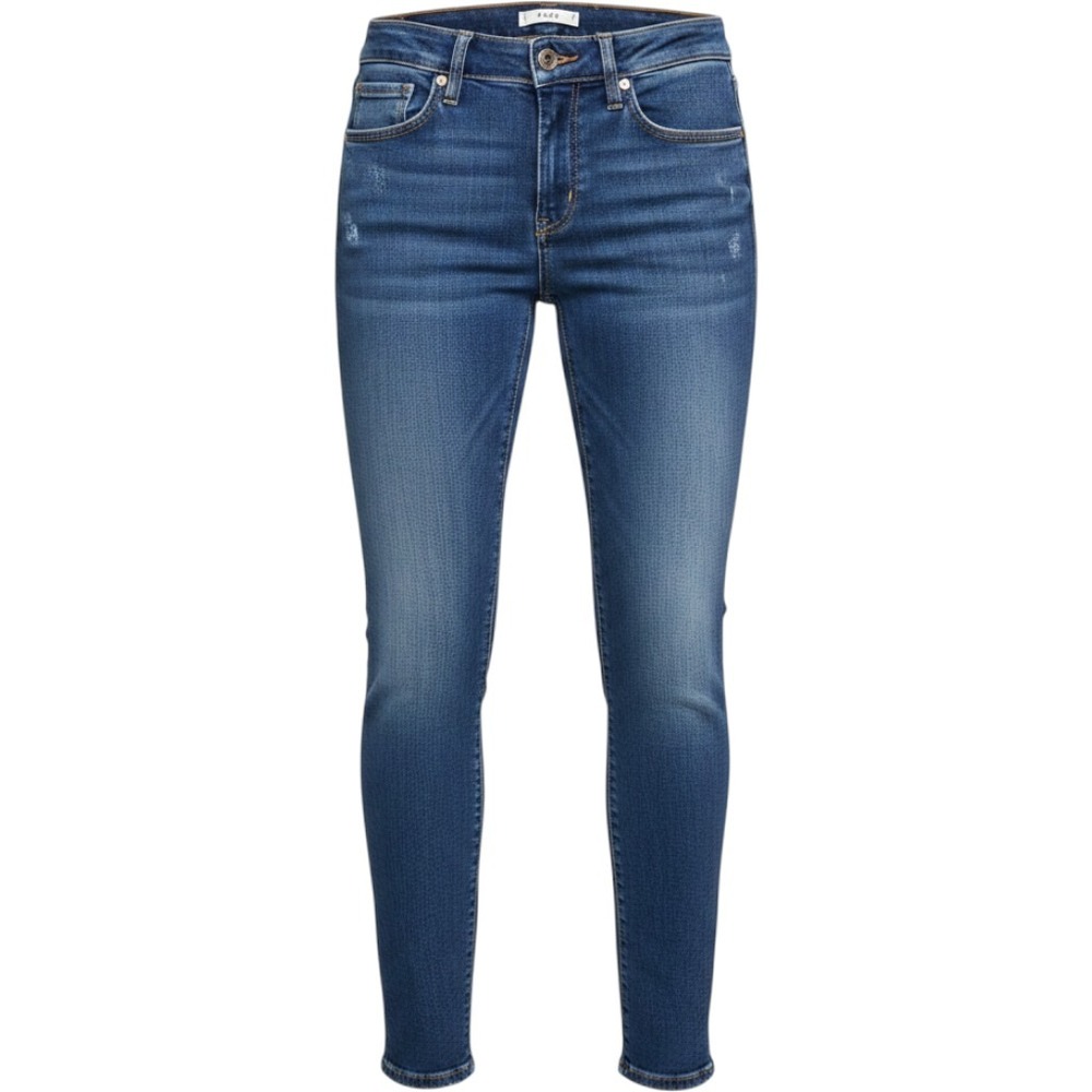 Paige Skyline Skinny Jeans Dark Wash Raw Hem Stretch Denim Size 24